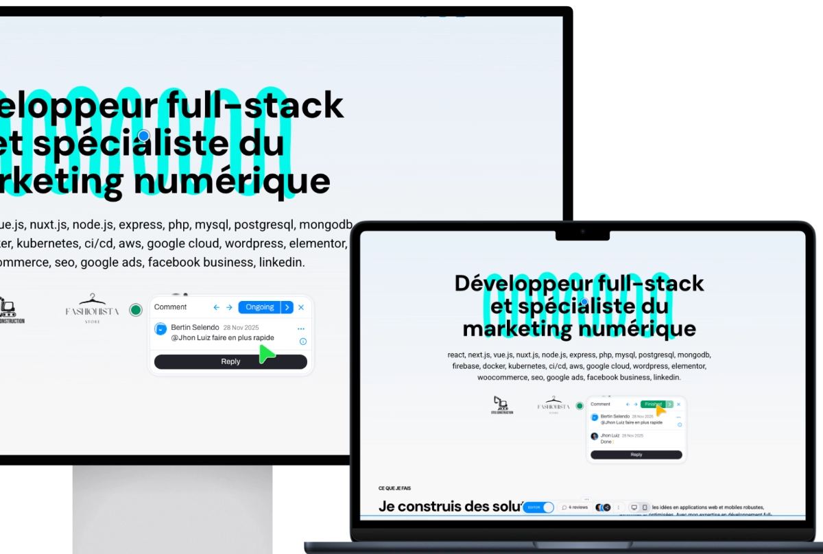 Interface d'annotation visuelle